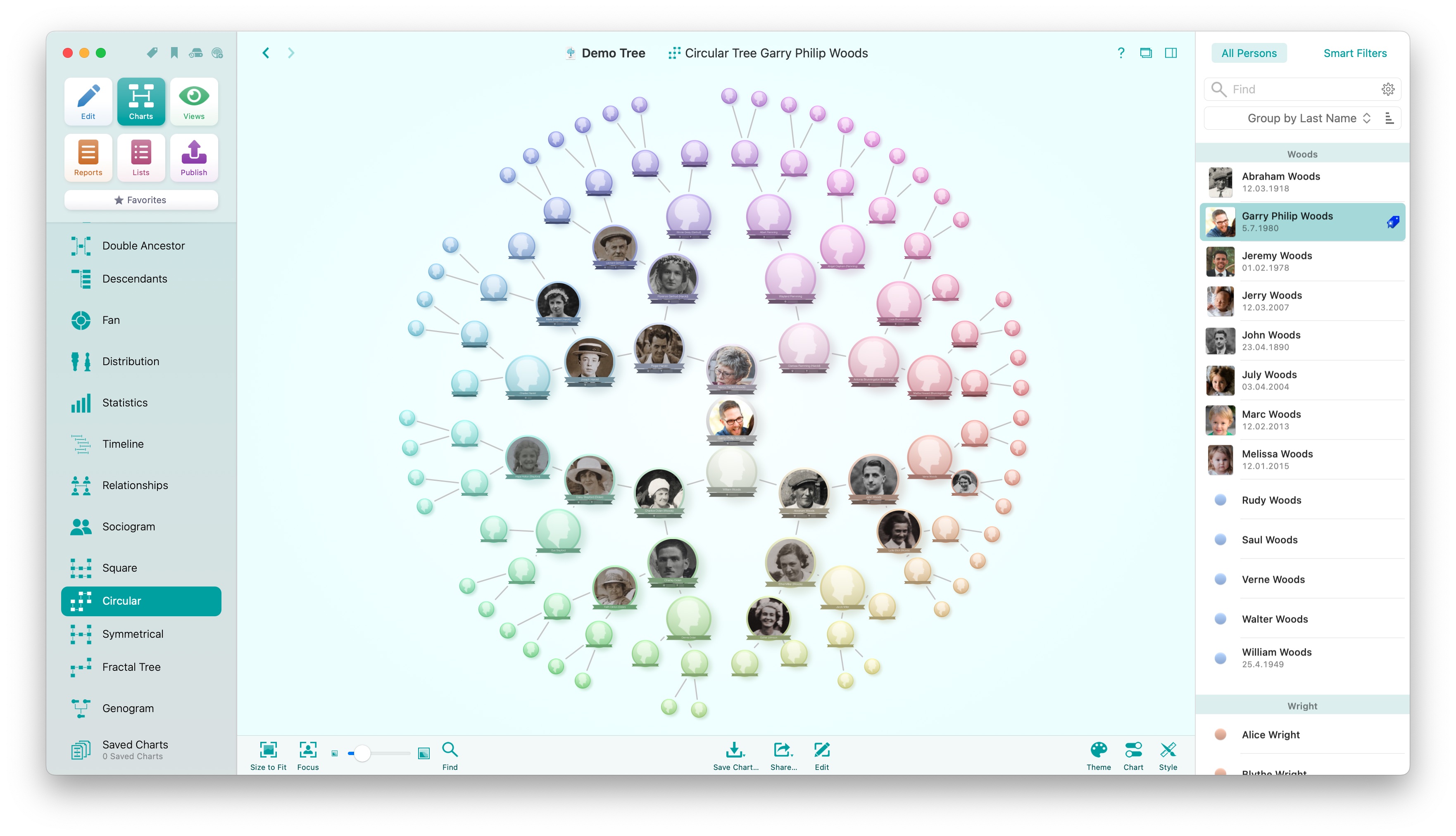 MacFamilyTree - Modern genealogy for your Mac