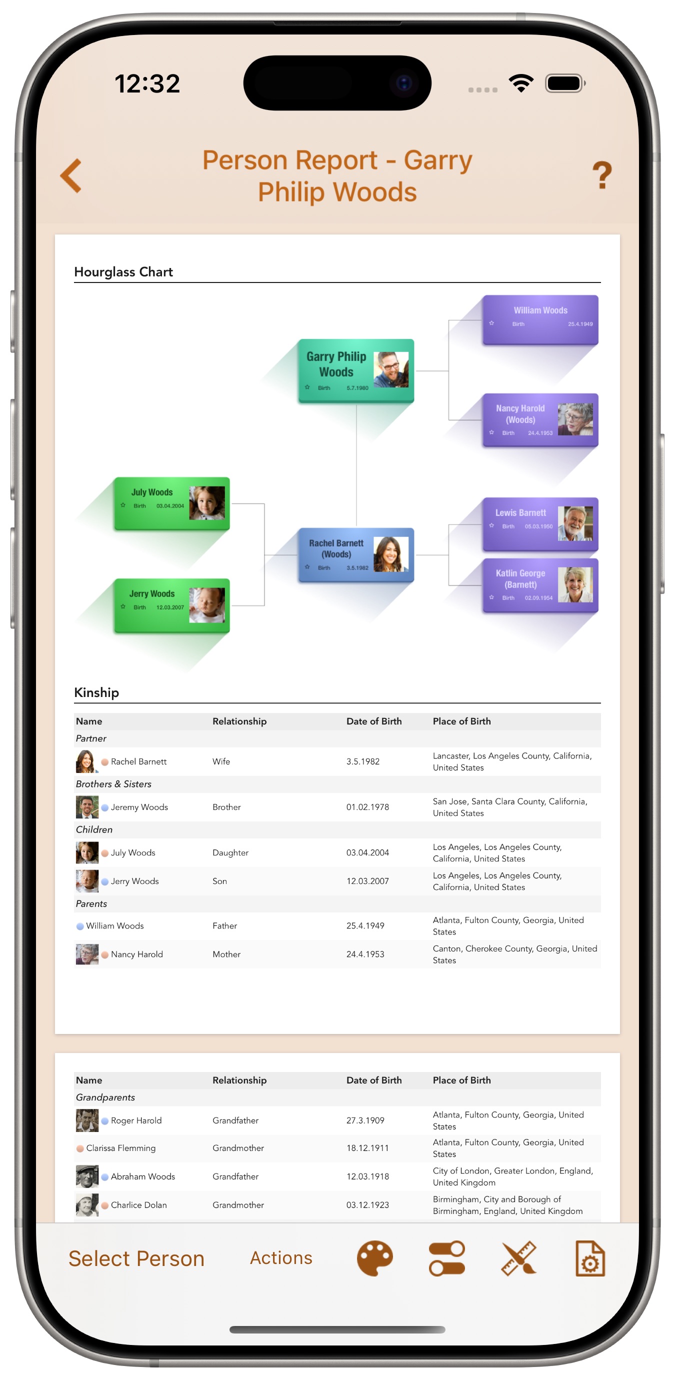 MobileFamilyTree - Full-featured Genealogy on your iPhone and iPad