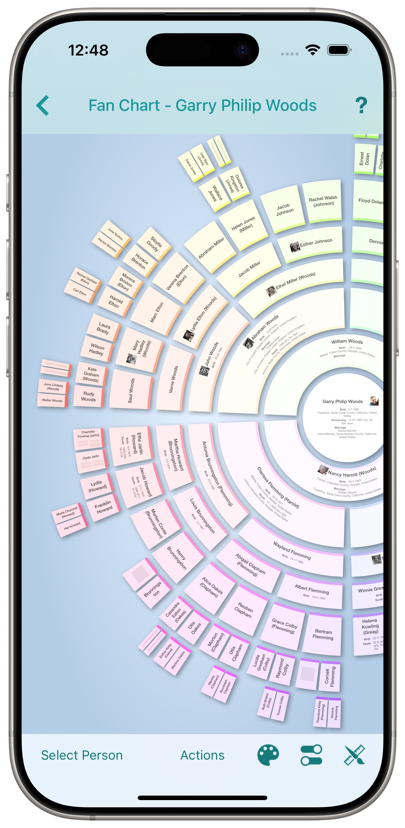 MobileFamilyTree - Full-featured Genealogy on your iPhone and iPad