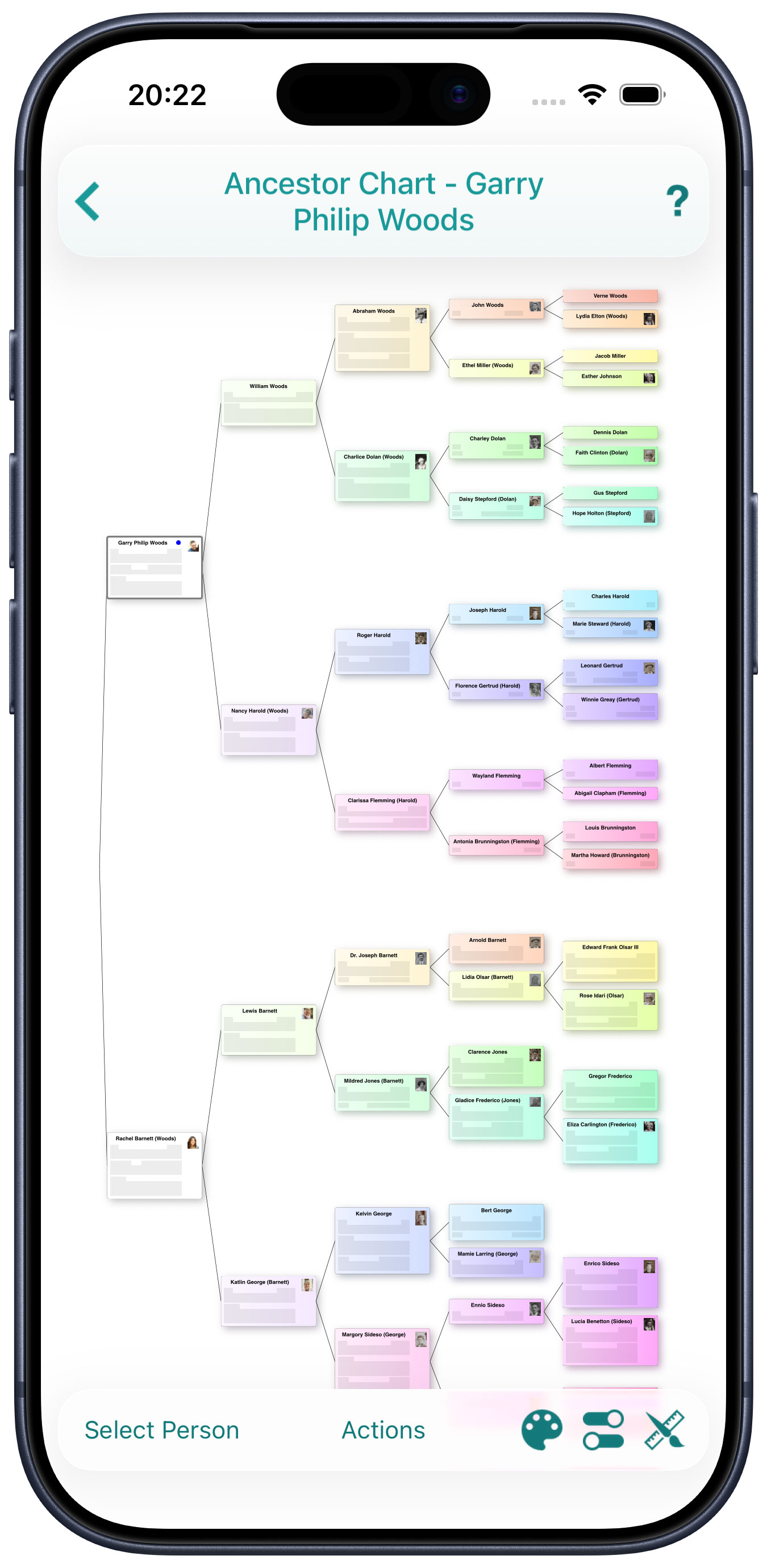 MobileFamilyTree - Full-featured Genealogy on your iPhone and iPad
