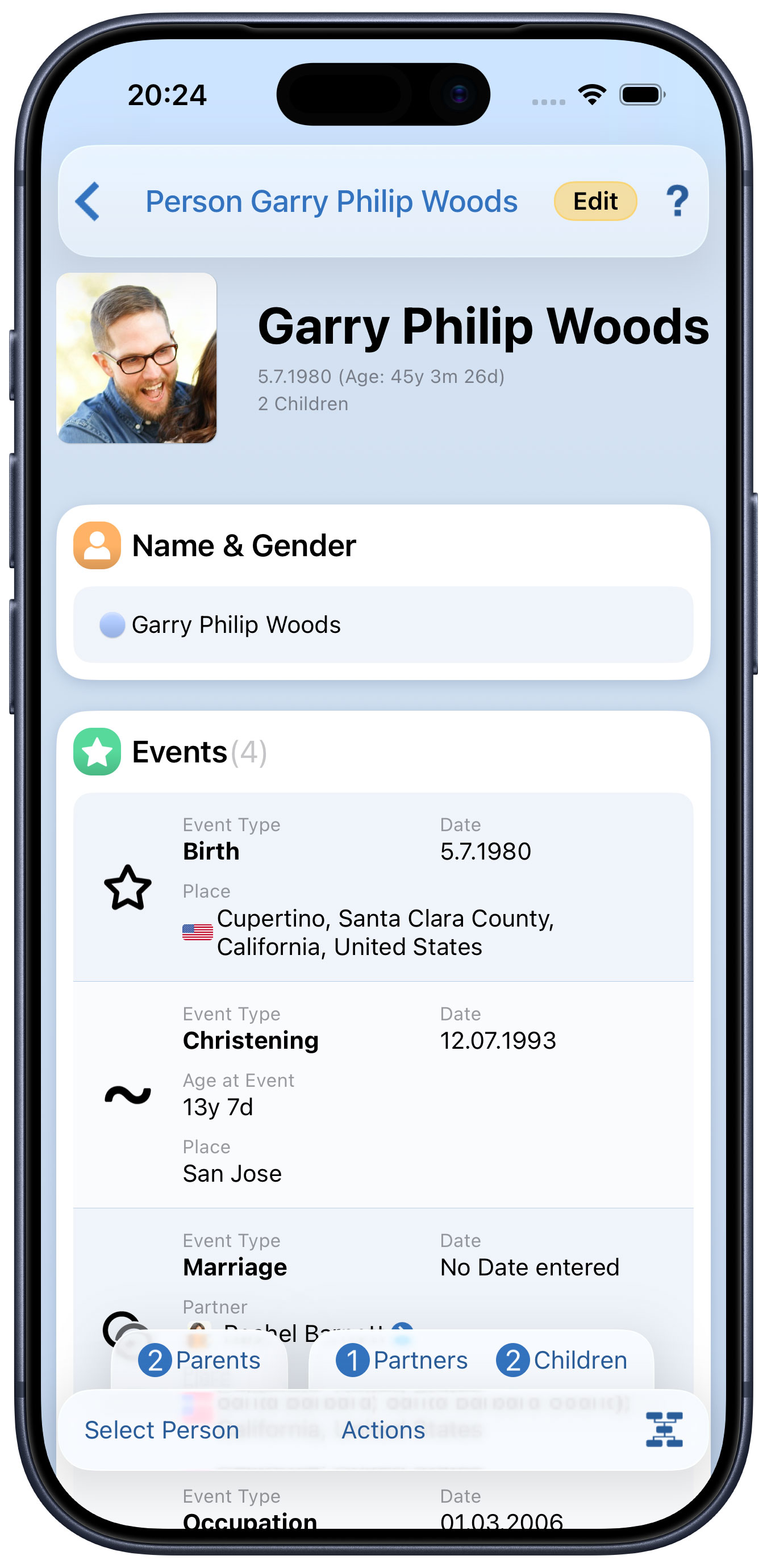 MobileFamilyTree - Full-featured Genealogy on your iPhone and iPad