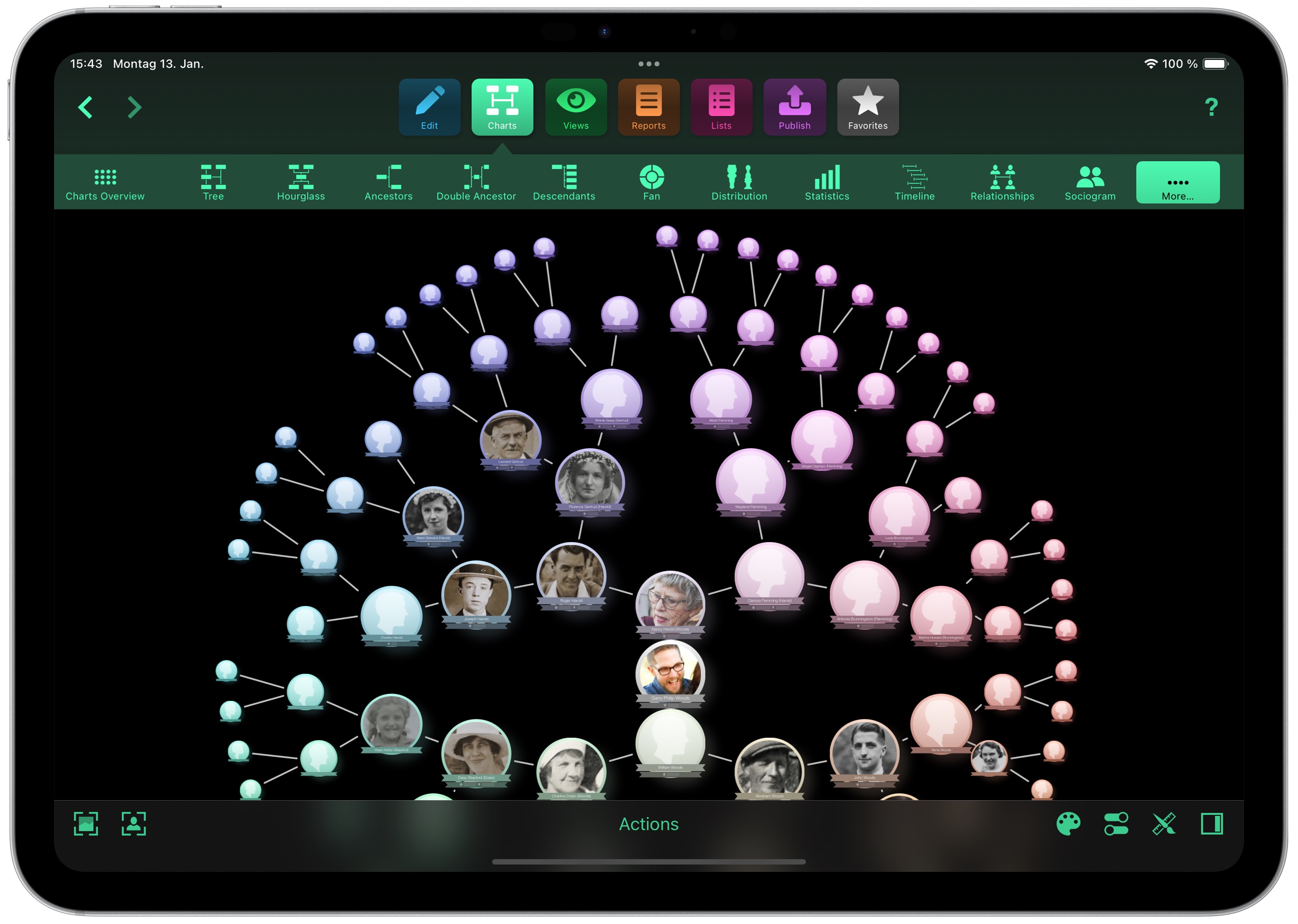 MobileFamilyTree - Research & Edit