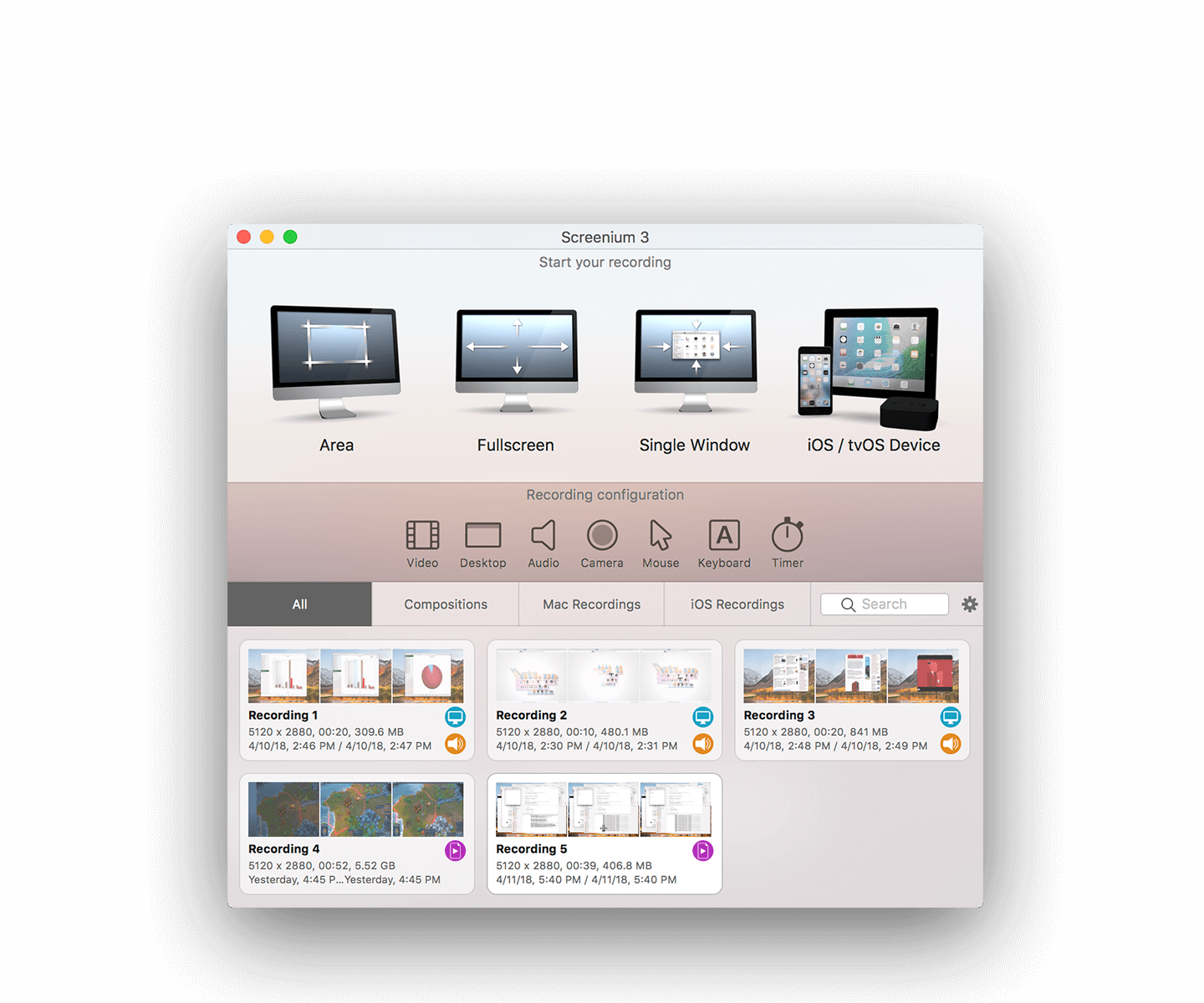 Screenium software
