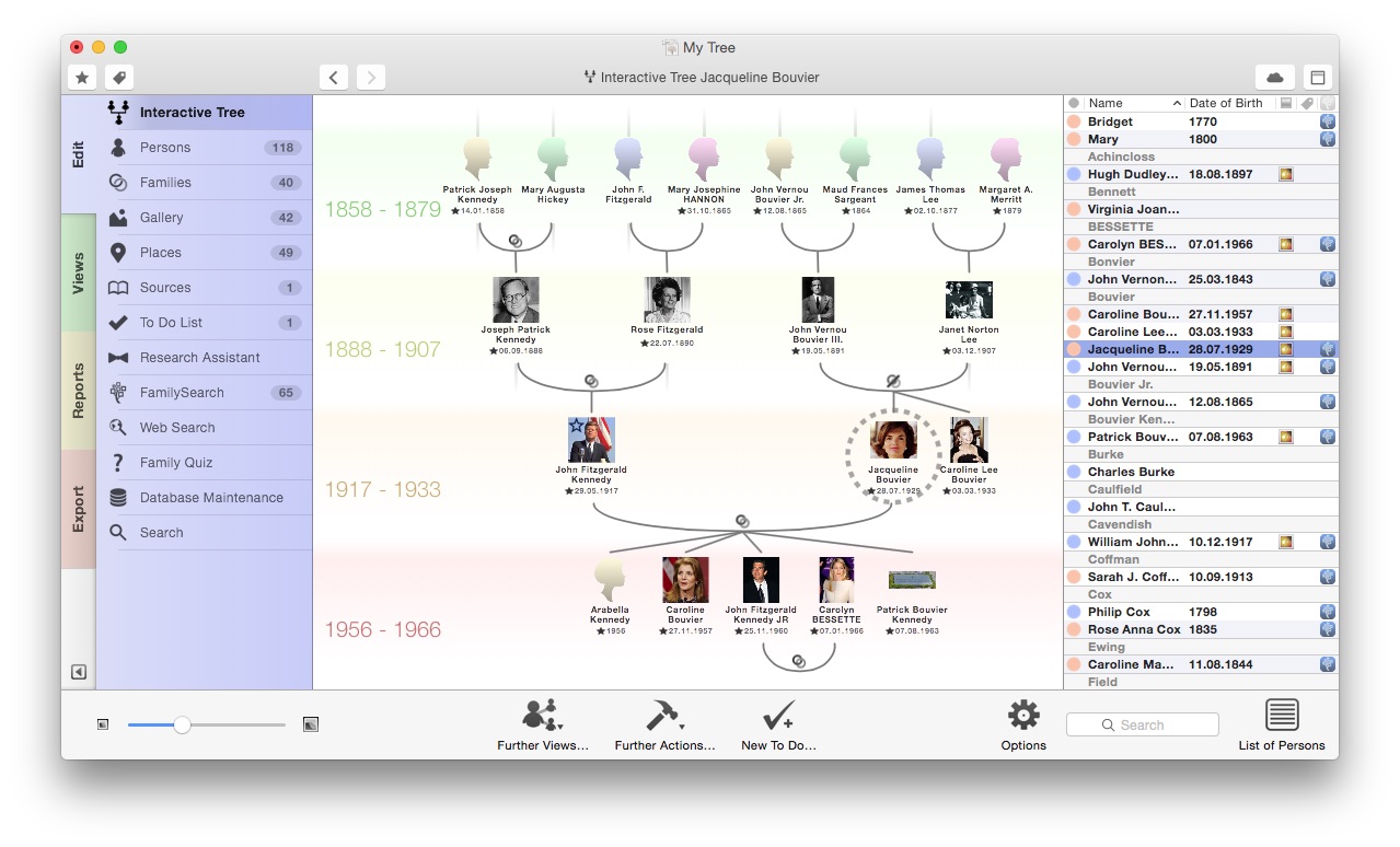 Family tree program for mac